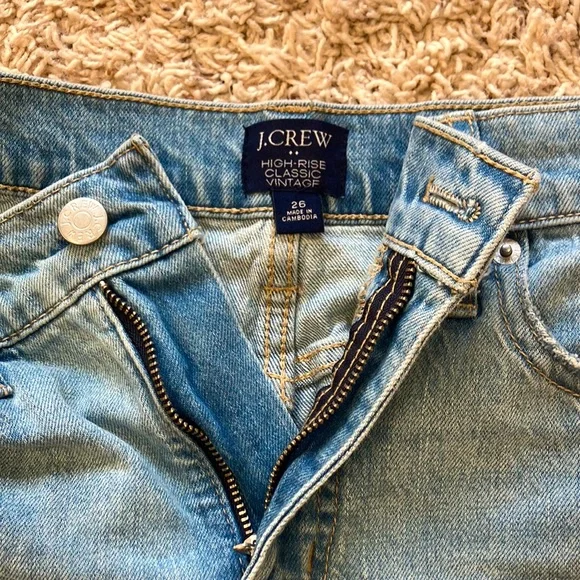 J. Crew High Rise Classic Vintage Jeans - Picture 2 of 3
